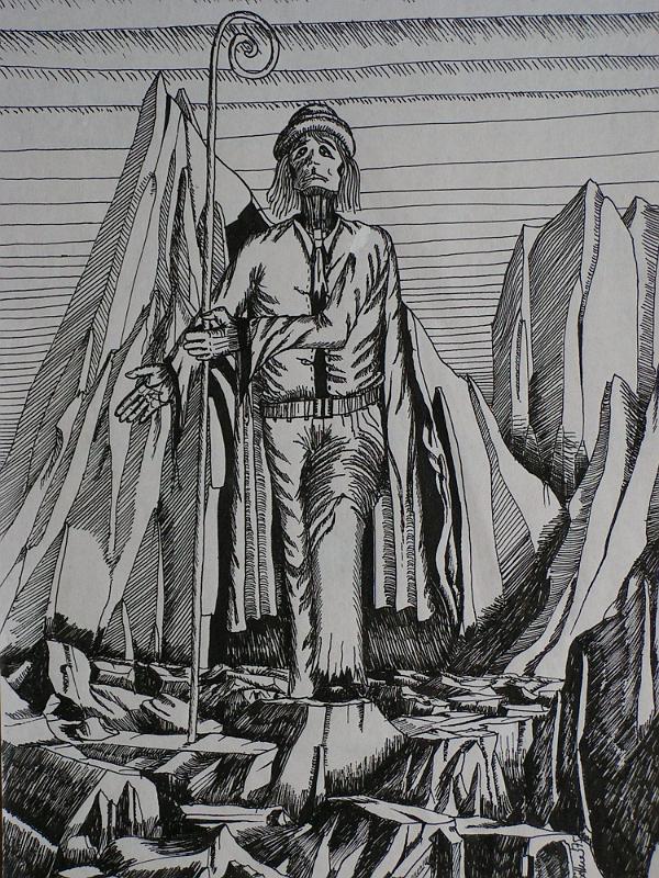 Herr der Steine, 1975, Tusche, 21x30.jpg